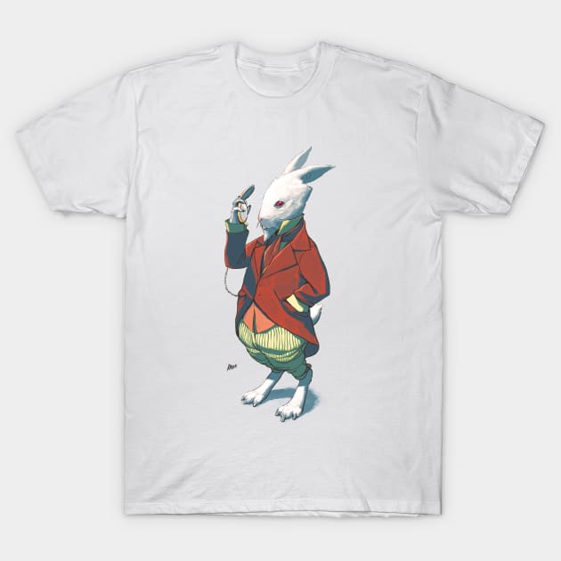 White Rabbit T-Shirt by Reymonstruo Store